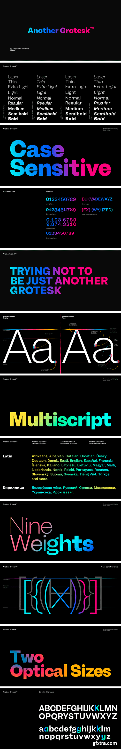 Another Grotesk Font Family