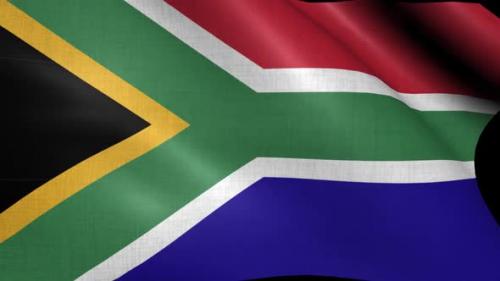 Videohive - South Africa Flag - 37936580 - 37936580