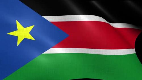 Videohive - South Sudan Flag - 37936596 - 37936596