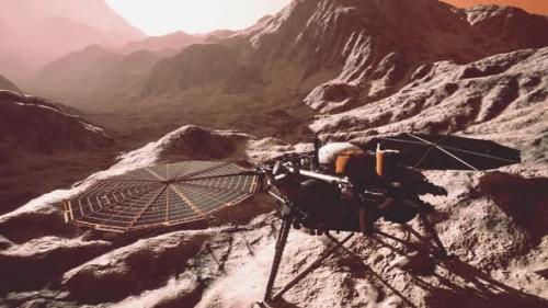 Videohive - Insight Mars Exploring the Surface of Red Planet - 37937830 - 37937830