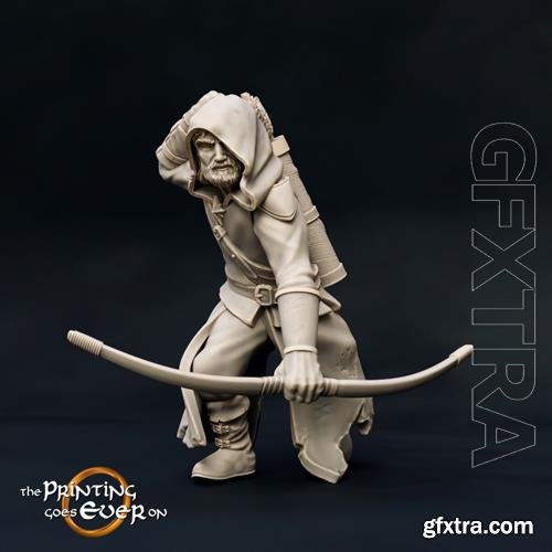 Ranger with Bow Version A 3D Print Model 