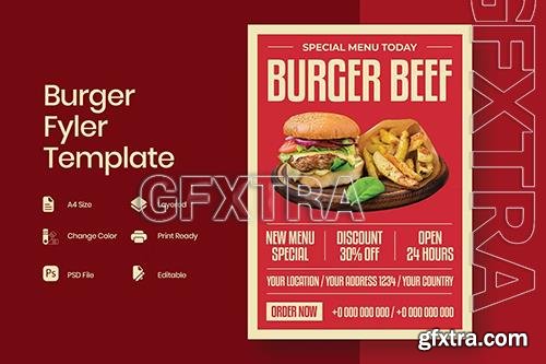 Burger Flyer XYEFPVV