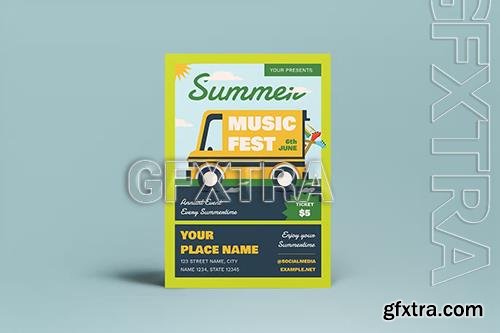 Summer Music Festival Flyer FZLUAMM