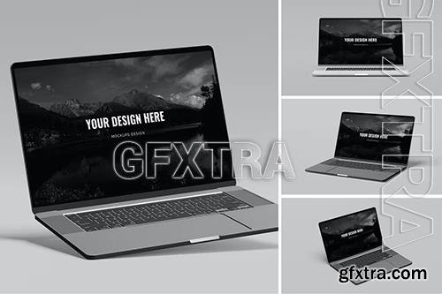 Laptop Digital Screen Mockup XVQUUKD