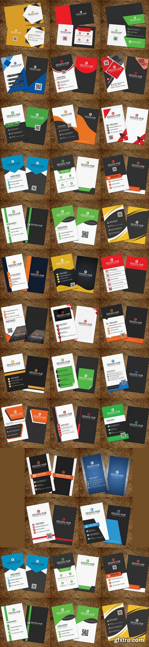 64 Business Card Templates Bundle