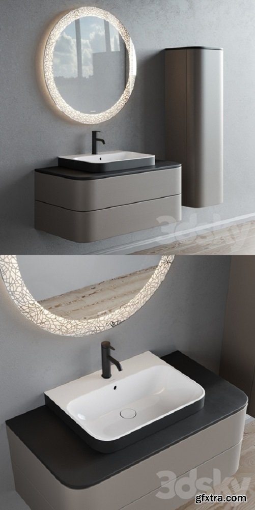 Duravit HAPPY D.2 PLUS | Single vanity unit