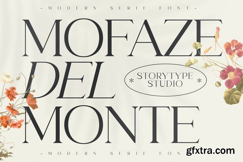 Mofaze Del Monte Serif Font