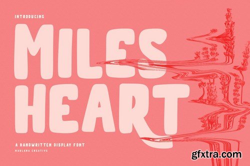 Milesheart Decorative Display Font