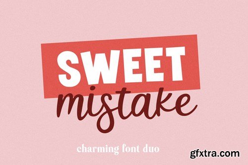 Sweet Mistake Font Duo