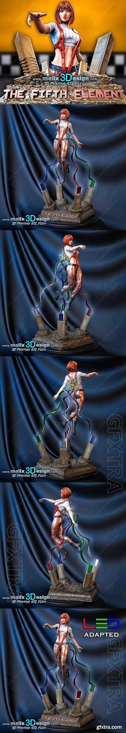 SANIX - The Fifth Element (Leeloo) 3D Print Model 