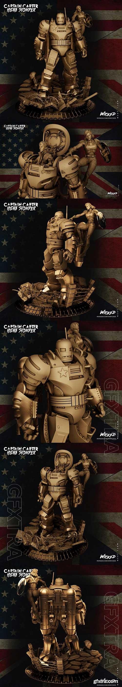 Wicked - Capitan Carter, Steve - Marvel 3D Print Model 