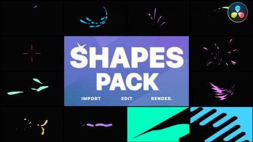 Videohive - Shapes Pack | DaVinci Resolve - 38001250 - 38001250