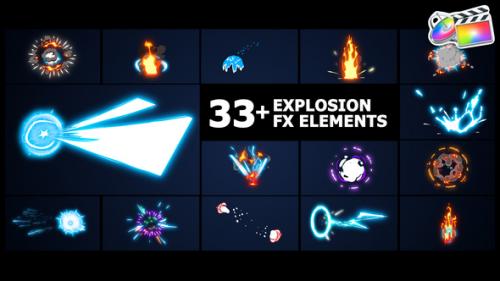 Videohive - Action Elements Pack | FCPX - 38016585 - 38016585