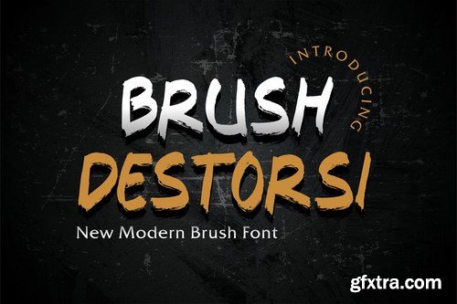 Brush Destorsi Font