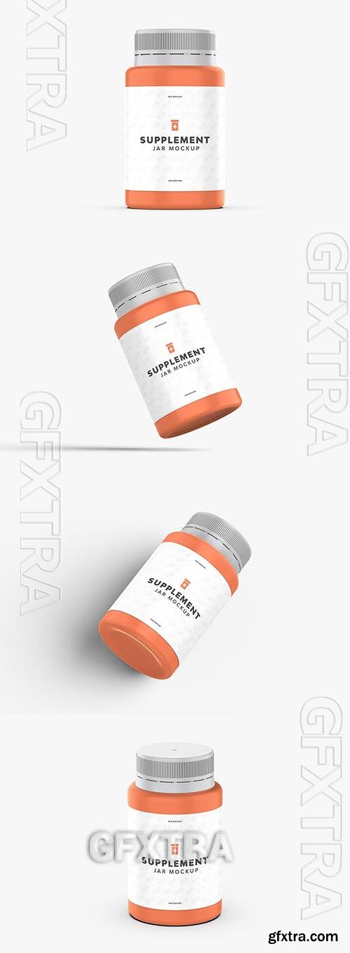 Supplement Jar Mockup 6DVBJZM