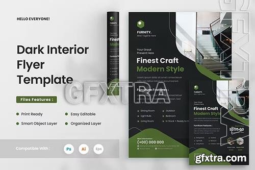 Dark Interior Design Flyer RSTKGD5