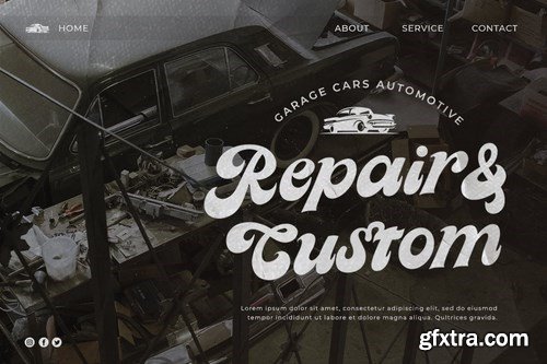 East Garage - Retro 90\'s Typeface