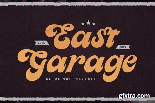 East Garage - Retro 90\'s Typeface