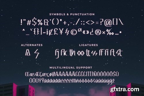 Galeti - Space Futuristic Typeface