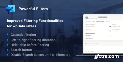 CodeCanyon - Powerful Filters for wpDataTables v1.3 - Cascade Filter for WordPress Tables - 21015802