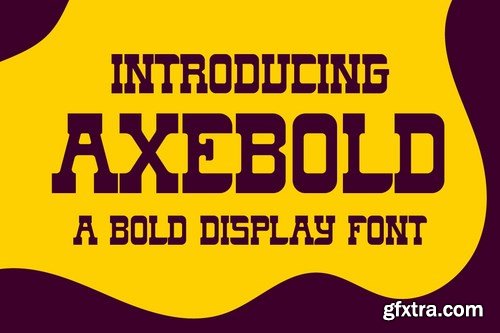 Axebold a Bold Display Font