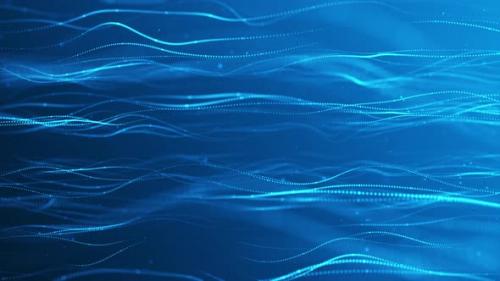 Videohive - 4k Beautiful Waving Lines Background (loopable) - 37947973 - 37947973