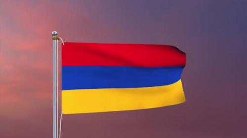 Videohive - Armenia Flag - 37952157 - 37952157