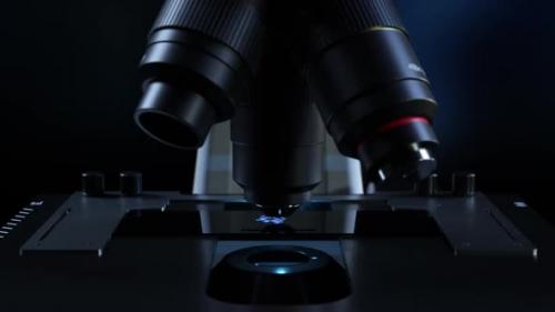 Videohive - close-up microscope observation or virus studies . smooth camera movement. - 37969971 - 37969971