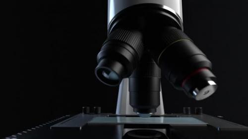 Videohive - close-up microscope observation and study of viruses. animation has an alpha channel - 37969981 - 37969981