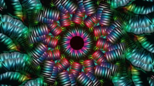 Videohive - Abstract Seamless Multicolor Psychedelic Hypnotic VJ Loop Background - 37984328 - 37984328