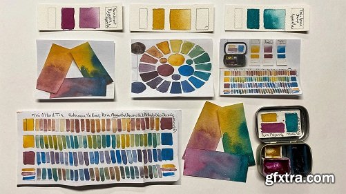 Expanding Watercolor Travel Kits