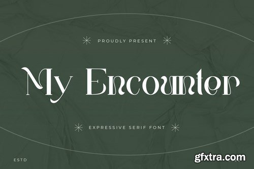 My Encounter - Expressive Serif Font