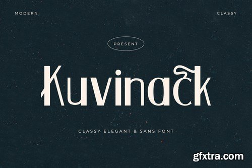 Kuvinack - Classy and Elegant Sans Font