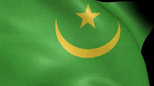 Videohive - Mauritania Flag - 37947986 - 37947986