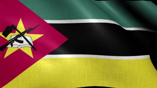 Videohive - Mozambique Flag - 37947993 - 37947993