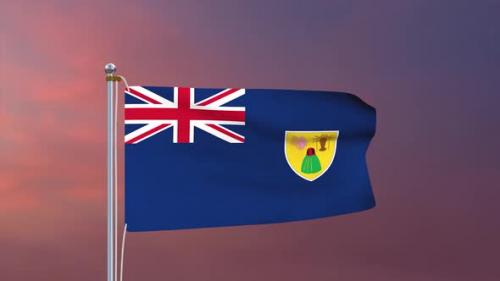 Videohive - Turks And Caicos Islands Flag - 37951941 - 37951941