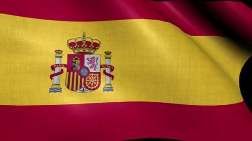 Videohive - Spain Flag - 37987993 - 37987993