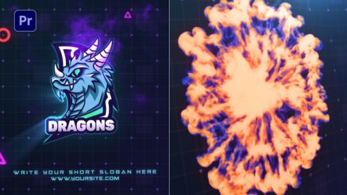 Videohive - Cyber Smoke Logo Reveal | Premiere Version - 33445772 - 33445772