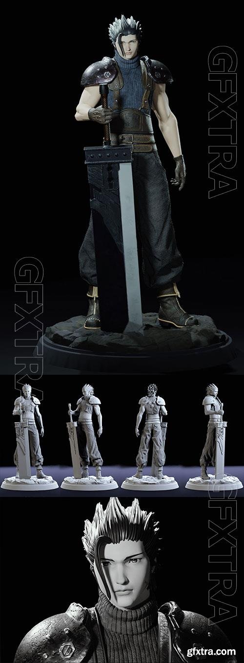 Zack Fair - Final Fantasy 7 3D Print Model 