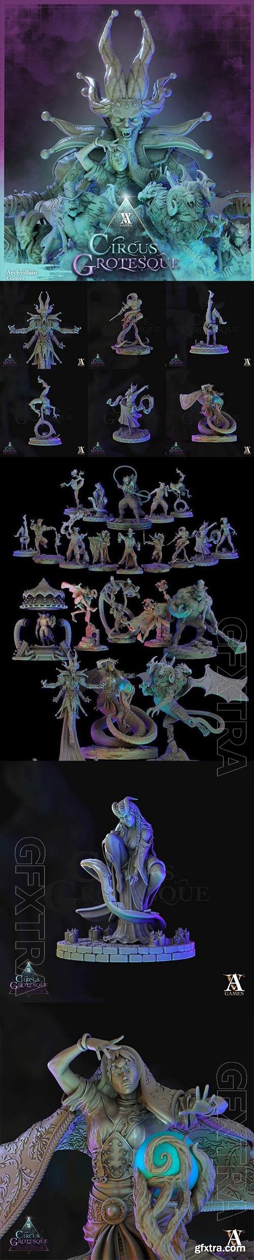 Circus Grotesque - Archvillain Games 3D Print Model