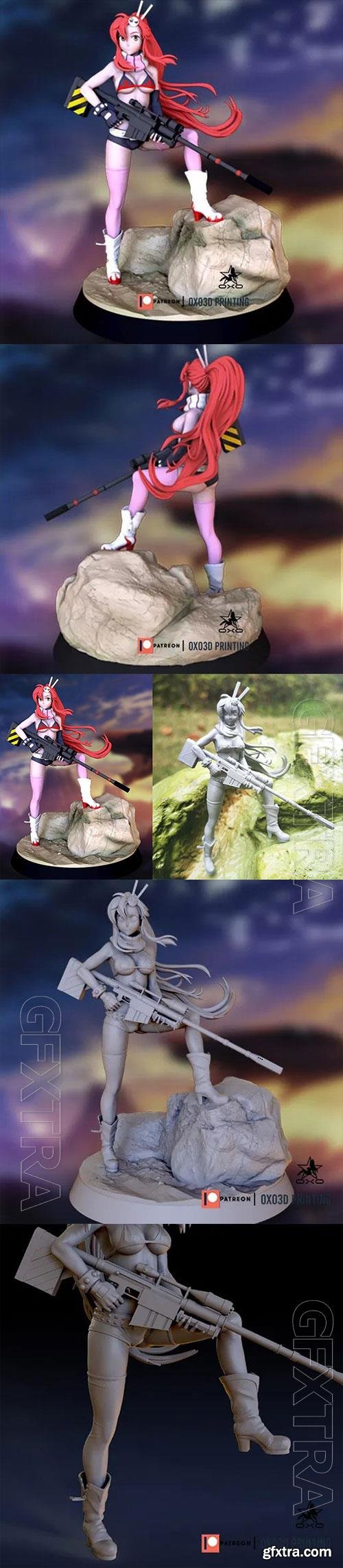 Yoko Littner - Tengen Toppa Gurren Lagann 3D Print Model 