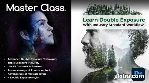 Learn to Create A Double Exposure Digital & Concept Art | Adobe Photoshop Master Class