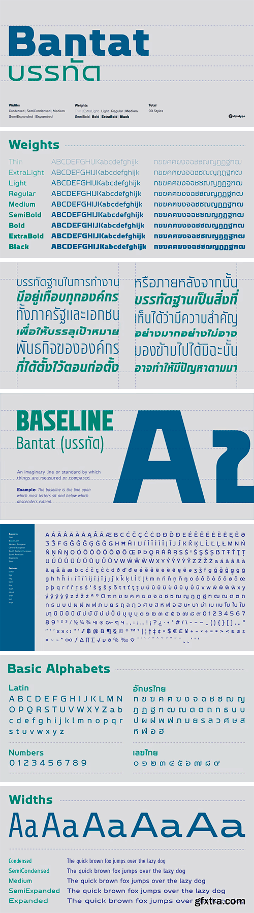 Bantat Font Family