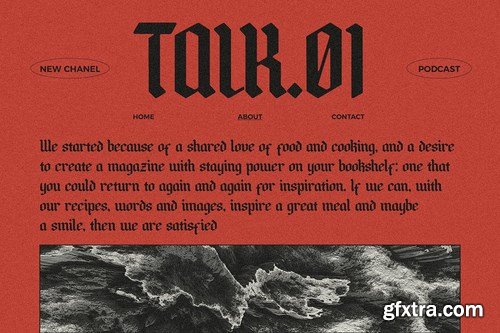 Rumblekill - Rounded Blackletter Font