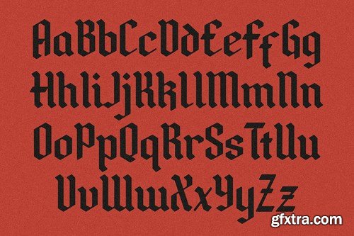 Rumblekill - Rounded Blackletter Font