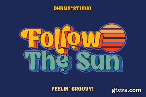  Kelpo - Groovy Retro Typeface 