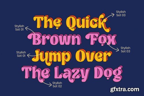  Kelpo - Groovy Retro Typeface 