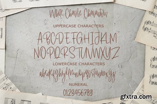 White Charlie Font