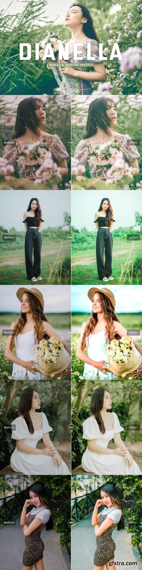 CreativeMarket - Dianella Pro Lightroom Presets 7178682