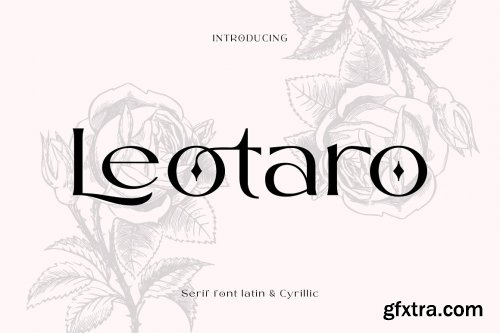 Leotaro - Serif Latin and Cyrillic